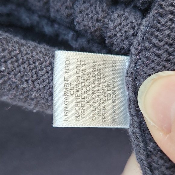 Christopher & Banks Women's Knit Zipper-Front Vest Color Black Size S - Picture 4 of 6